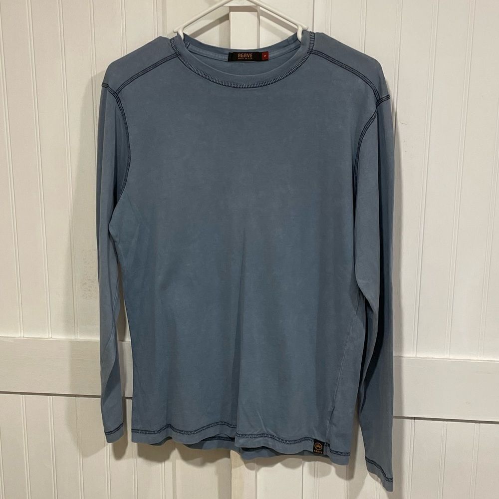 Agave blue long sleeve T-shirt, size S